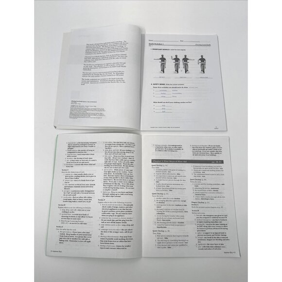Abeka 6th Grade Choosing Good Health Student Book Quiz Tests & Teacher Keys Lot - Picture 4 of 5
